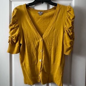 Worthington Yellow Knit Sweater